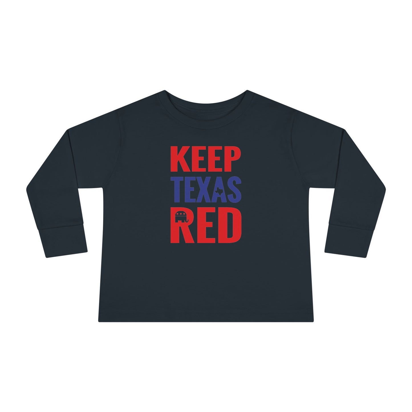 Keep Texas Red - Toddler Long Sleeve Tee