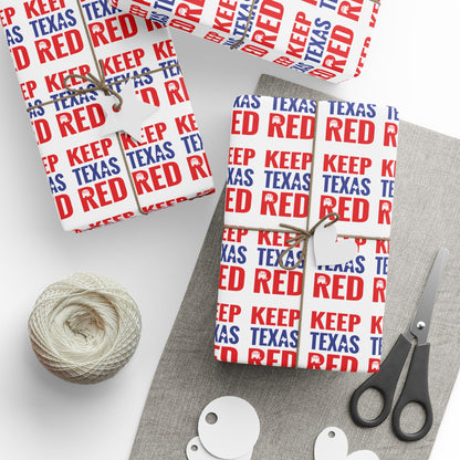 Keep Texas Red - Wrapping Paper