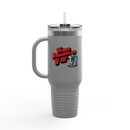 Texas Republican Yall - Insulated Travel Mug, 40oz