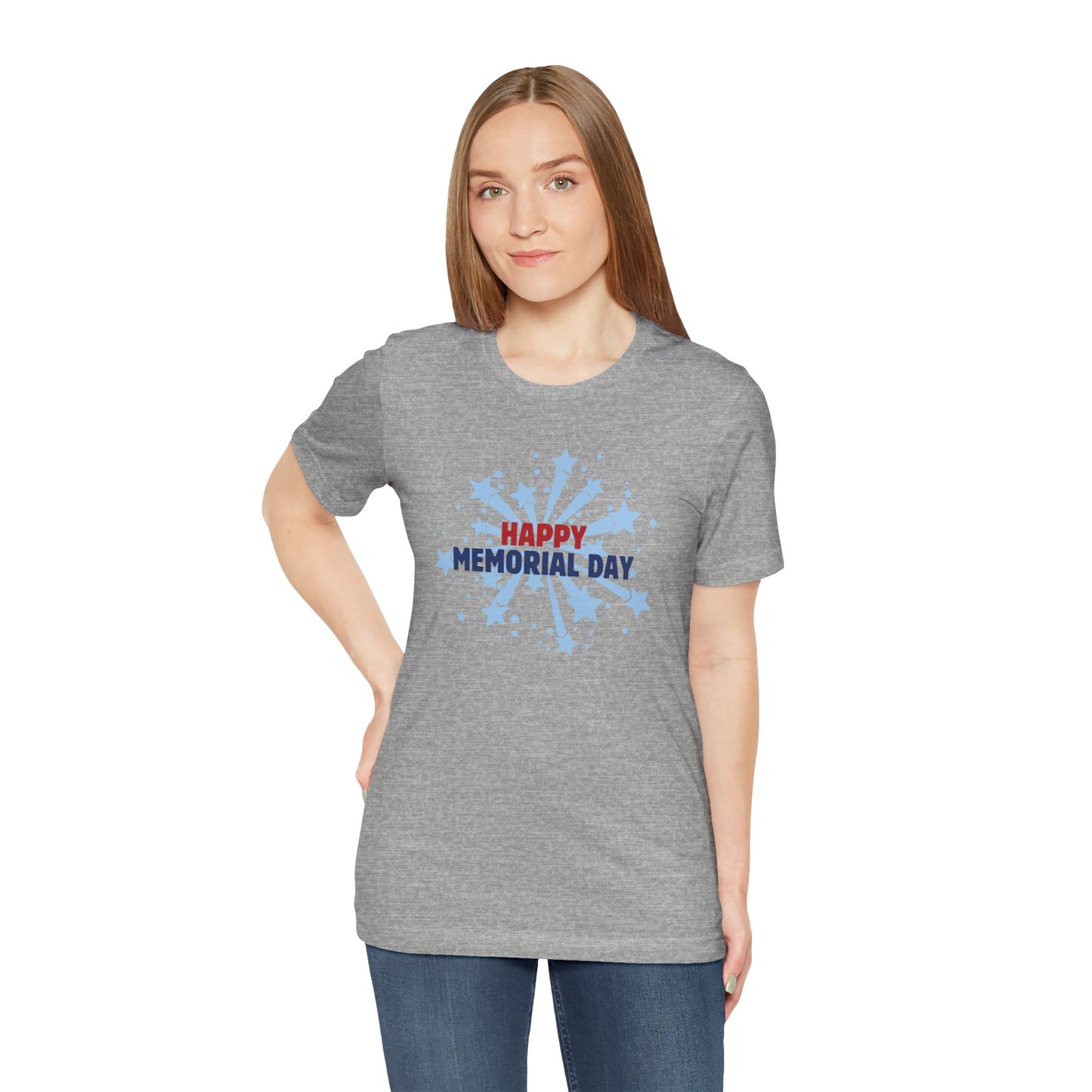 Happy Memorial Day - Ladies Jersey Short Sleeve Tee