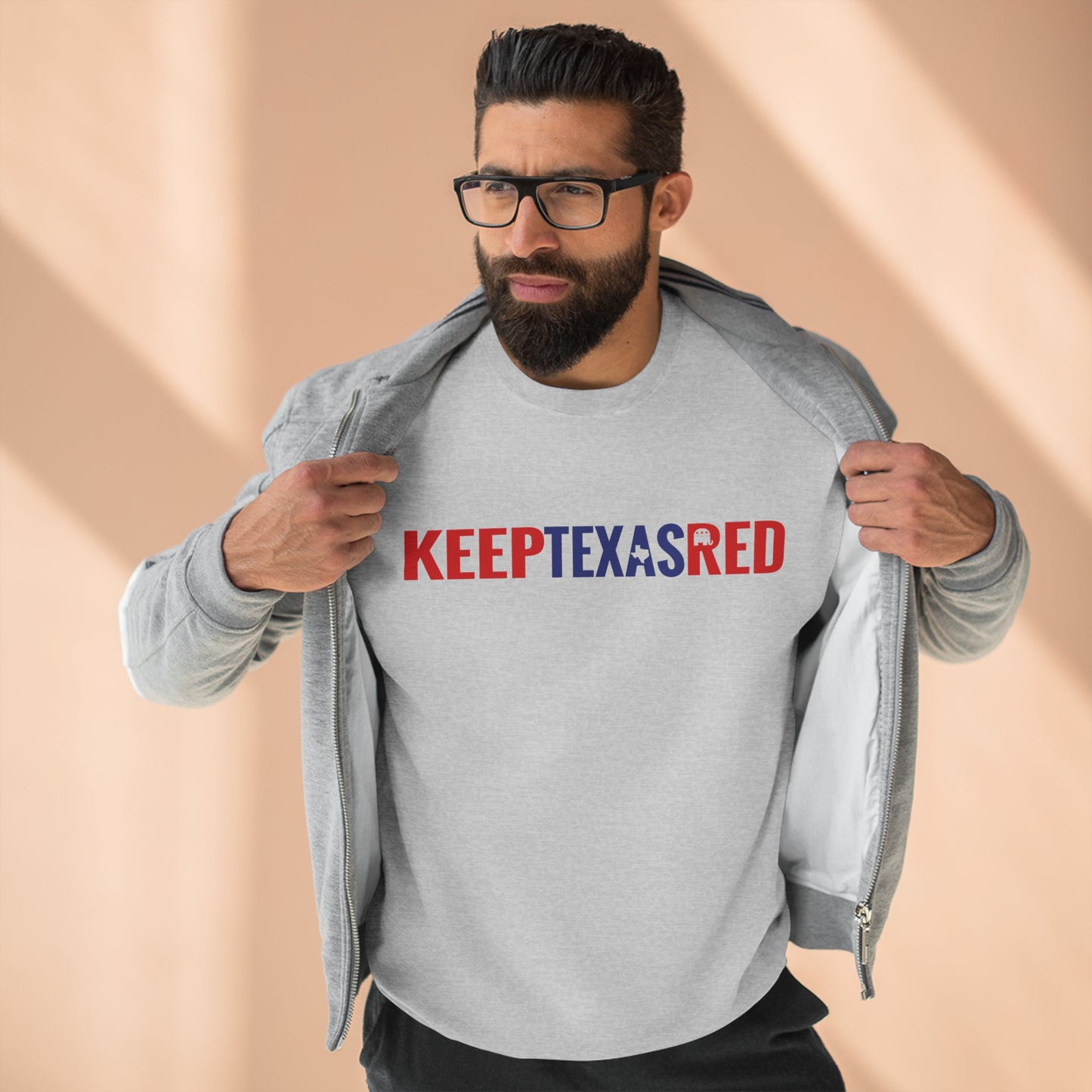 Keep Texas Red - Crewneck Sweatshirt