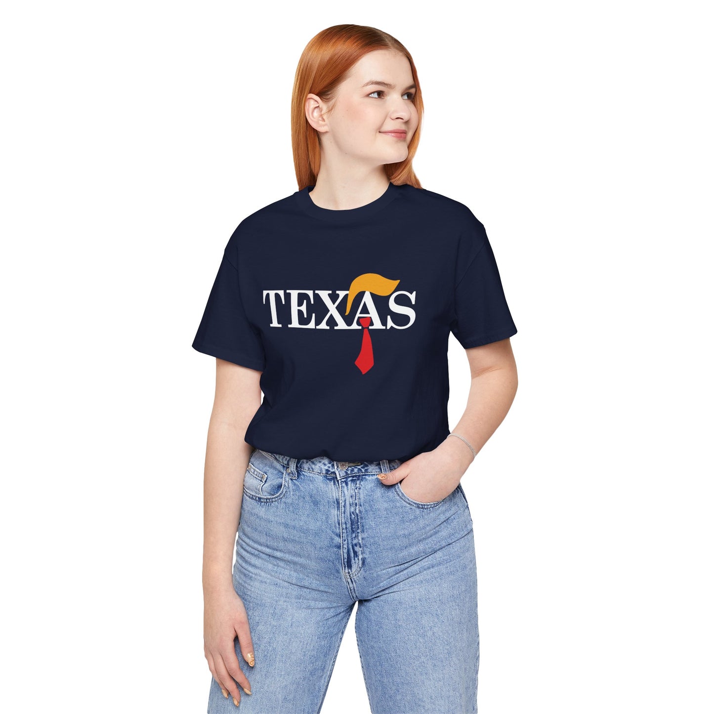 Texas Trump Tie - Ladies Jersey Short Sleeve Tee