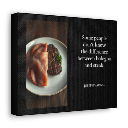 Bologna and Steak - Canvas Gallery Wraps