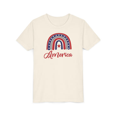 American Rainbow - Girls Youth Short Sleeve Tee