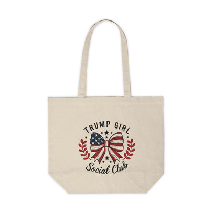 Trump Girl - Canvas Shopping Tote