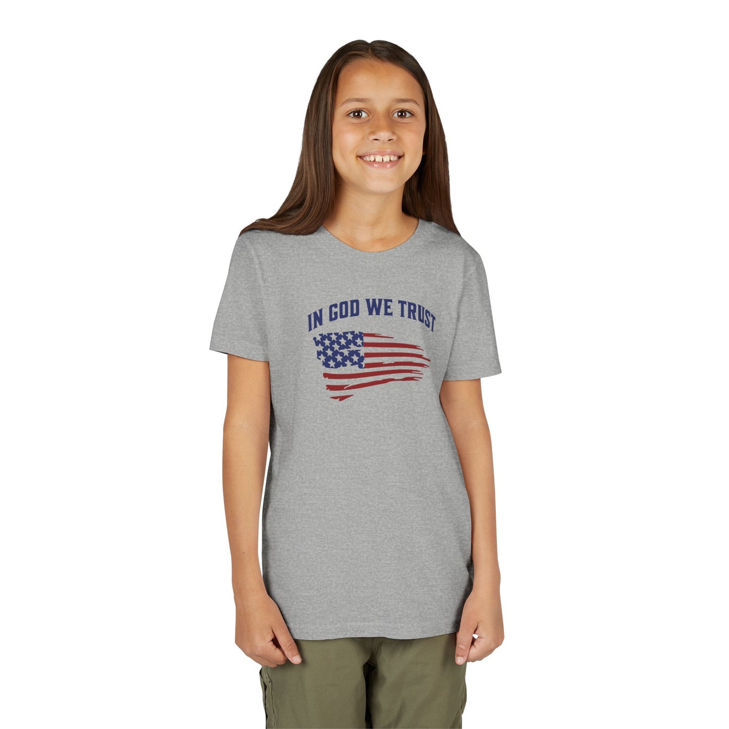 In God We Trust - Girls Youth Short Sleeve Tee