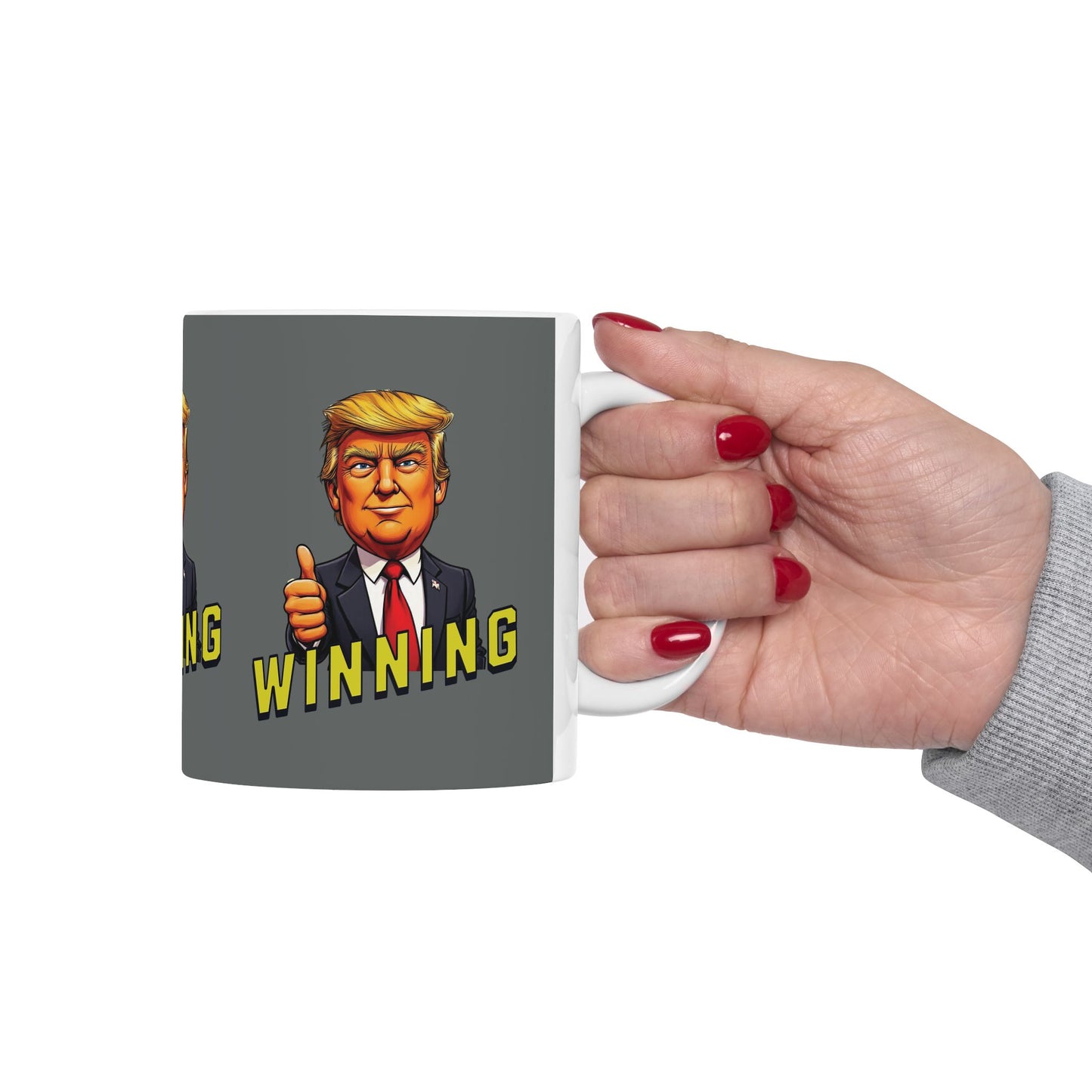 Trump Winning - Ceramic Mug, (11oz.)