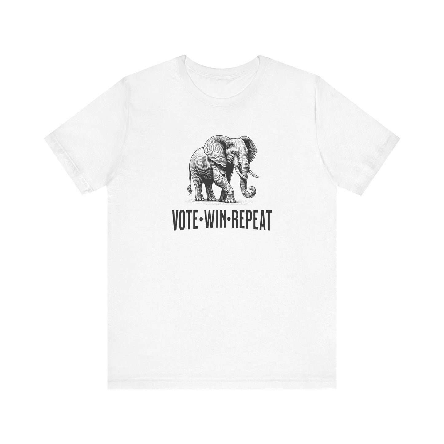 Vote Win Repeat - Jersey Short Sleeve Tee