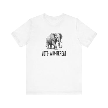 Vote Win Repeat - Jersey Short Sleeve Tee