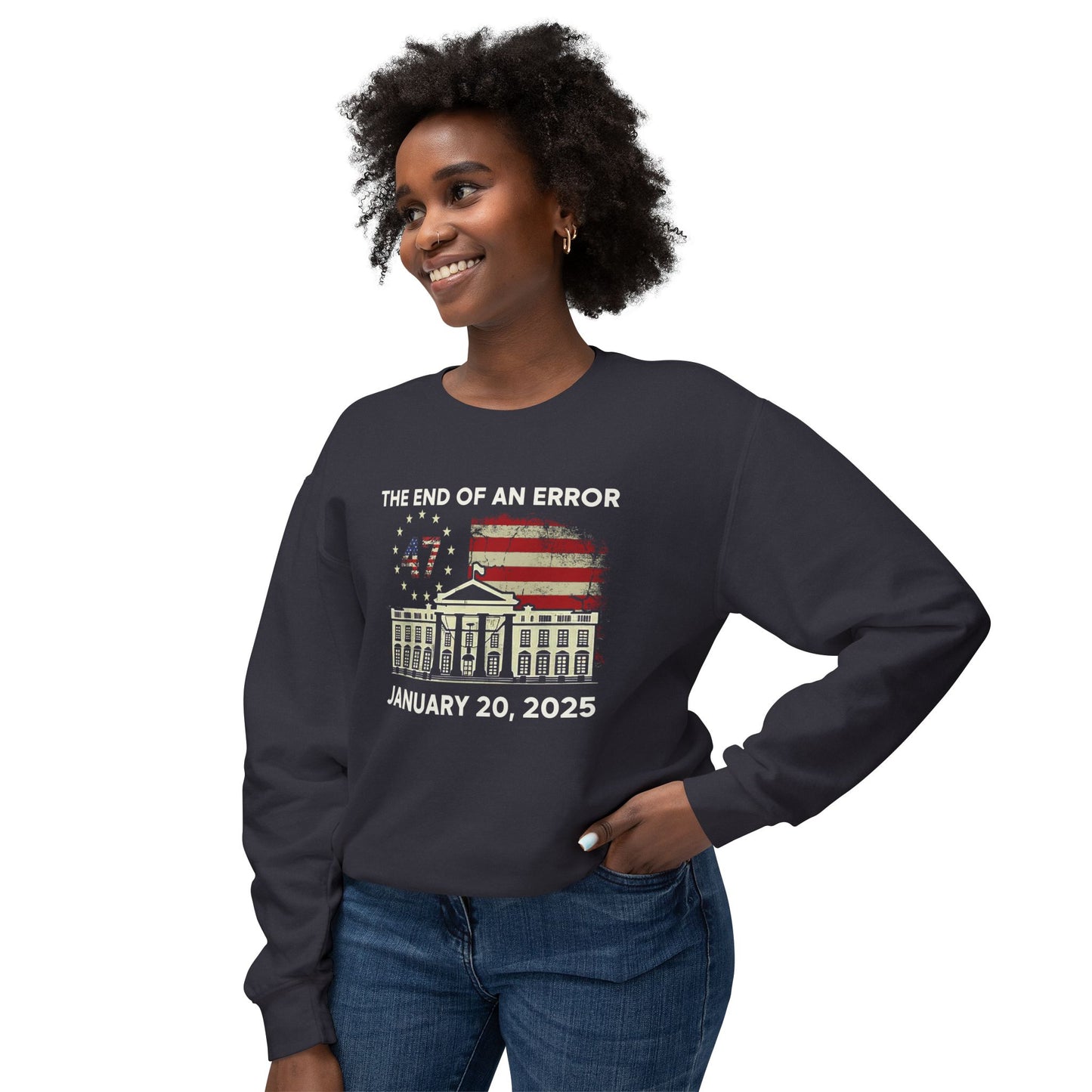 The End Of An Error - Ladies Lightweight Crewneck Sweatshirt