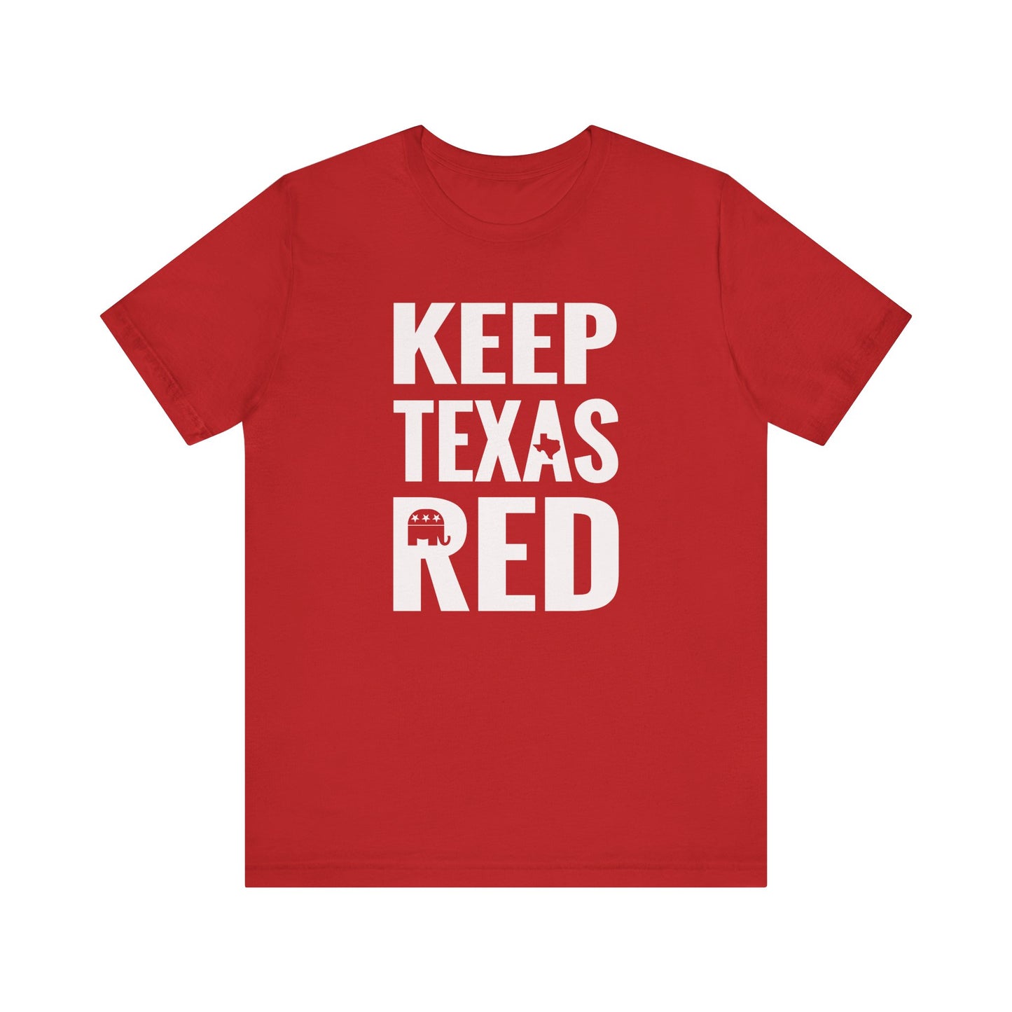 Keep Texas Red - Jersey Short Sleeve Tee