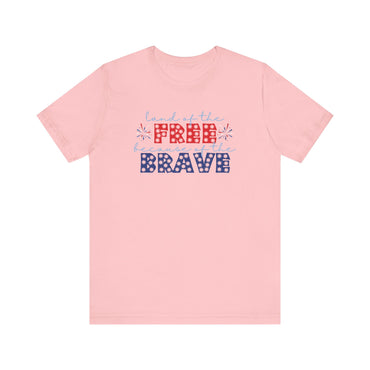 Land Of The Free - Ladies Jersey Short Sleeve Tee