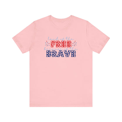 Land Of The Free - Ladies Jersey Short Sleeve Tee