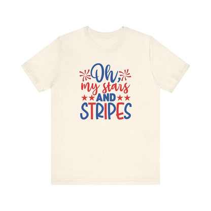 Oh My Stars And Stripes - Men's Jersey Short Sleeve Tee