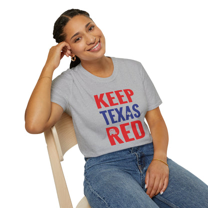 Keep Texas Red -  Ladies Softstyle T-Shirt