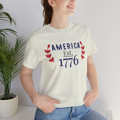 America Est. 1776 - Ladies Jersey Short Sleeve Tee