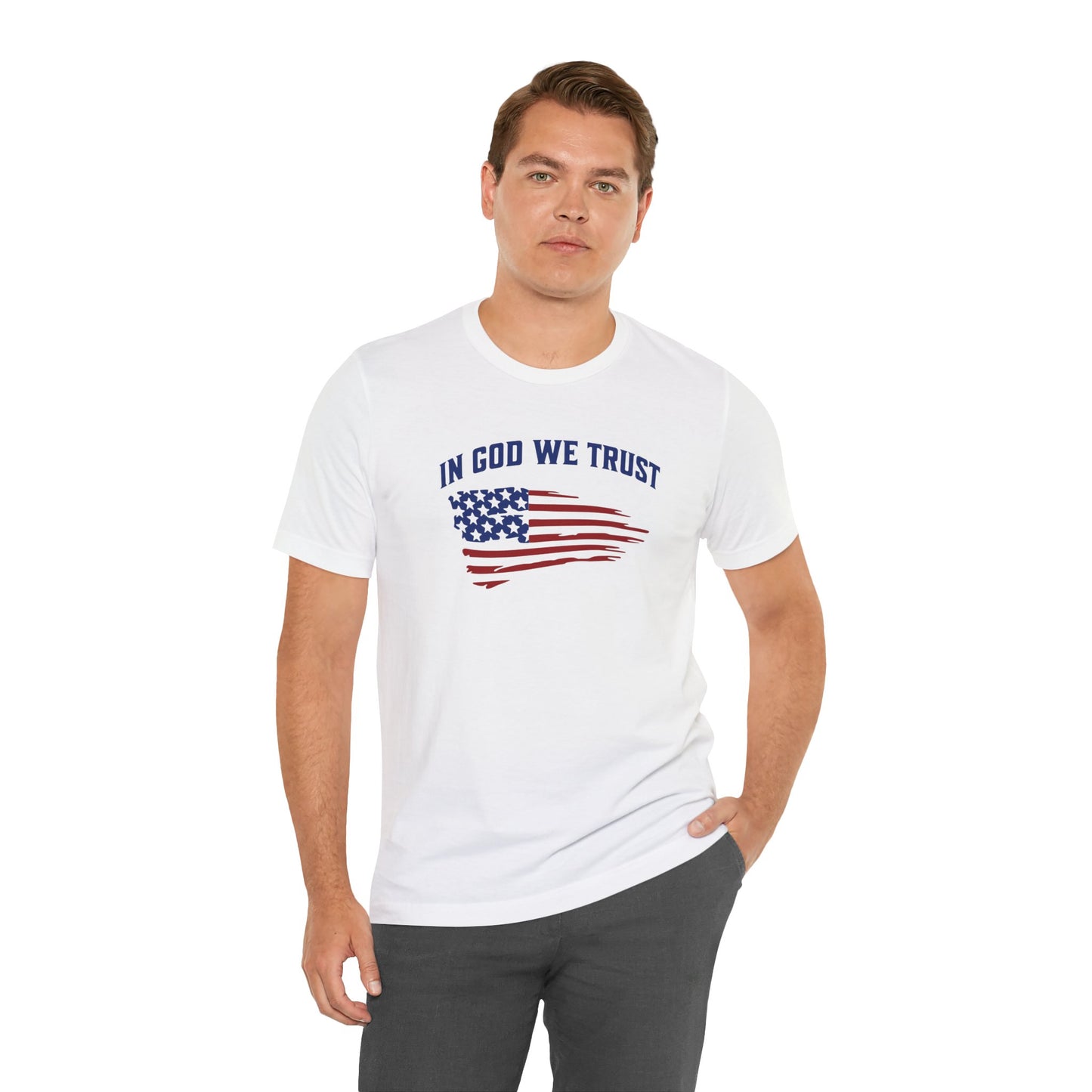 In God We Trust - Men's Jersey Short Sleeve Tee