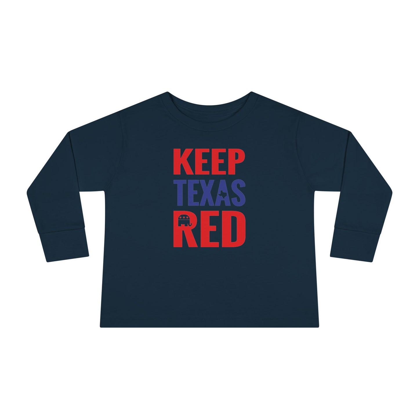 Keep Texas Red - Toddler Long Sleeve Tee