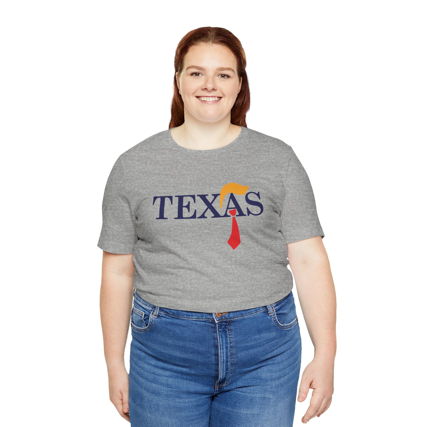 Texas Trump Tie - Ladies Jersey Short Sleeve Tee