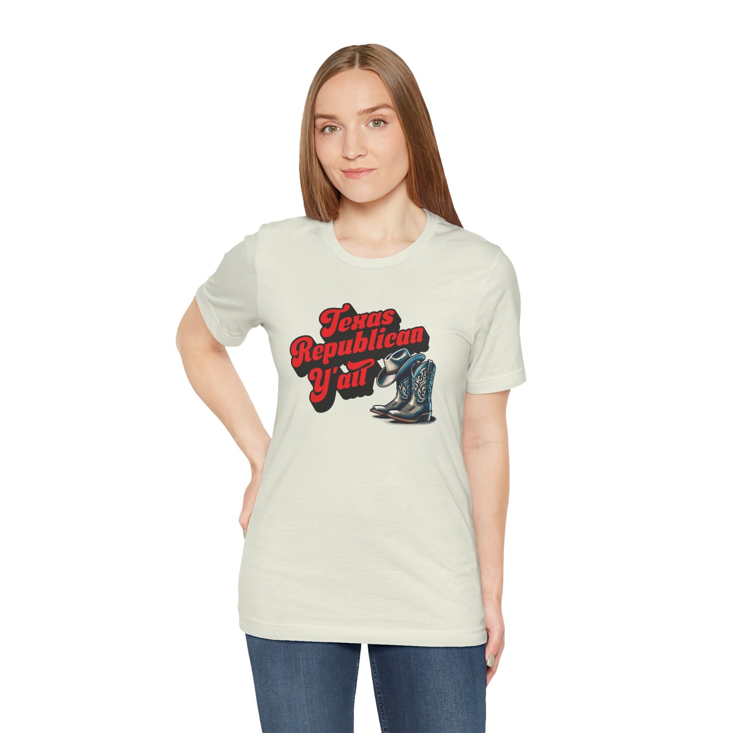 Texas Republican Yall - Ladies Jersey Short Sleeve Tee