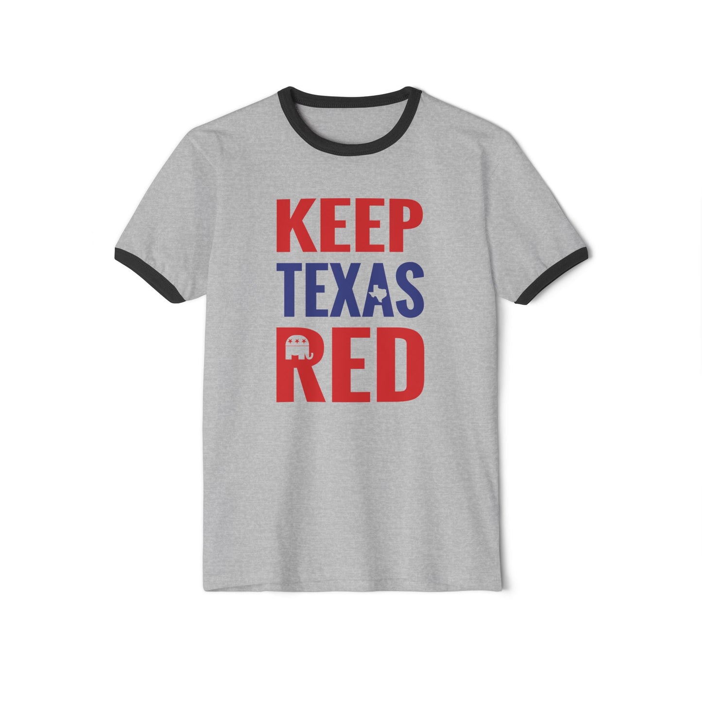 Keep Texas Red - Cotton Ringer T-Shirt