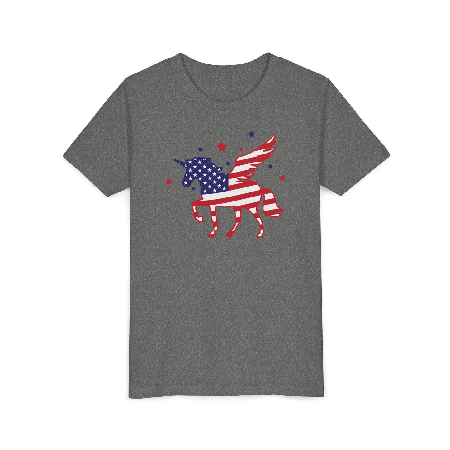 American Unicorn - Boys Youth Short Sleeve Tee