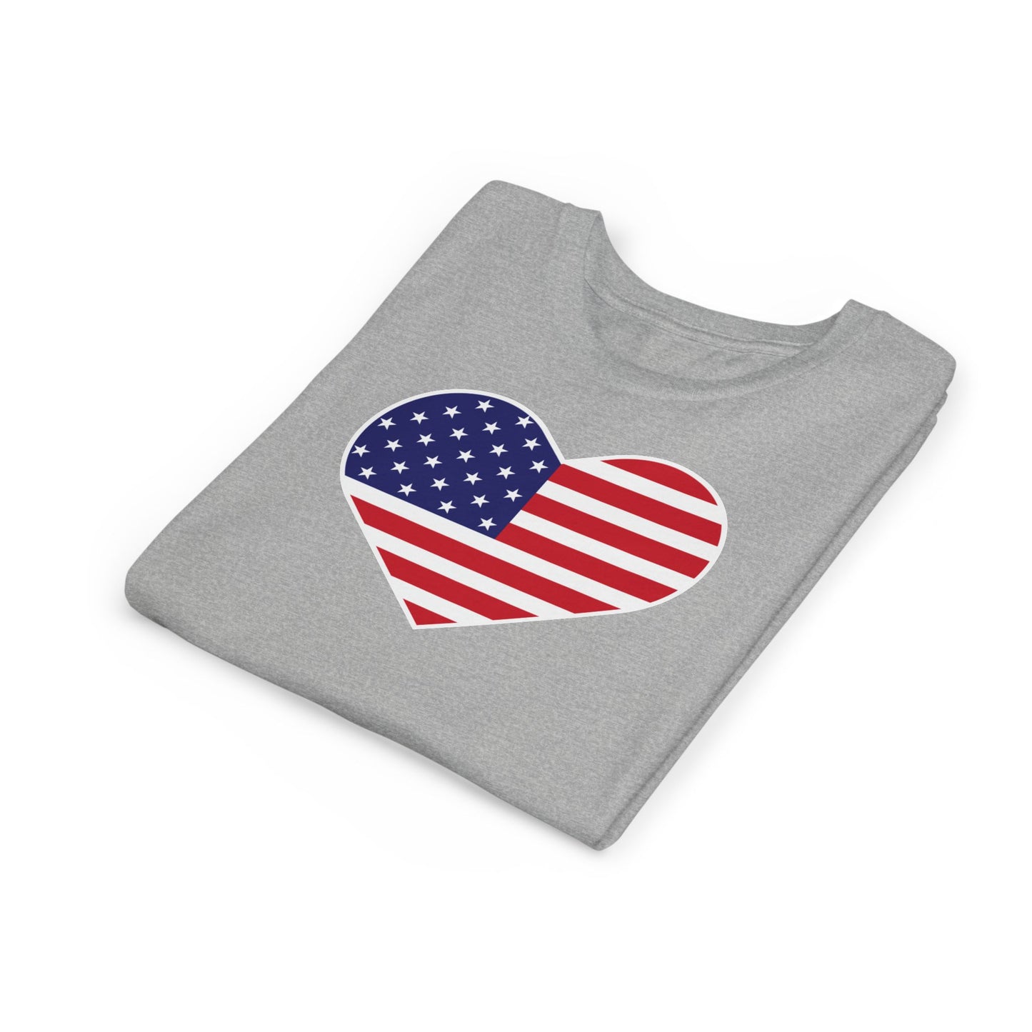 American Heart - Girls Youth Short Sleeve Tee