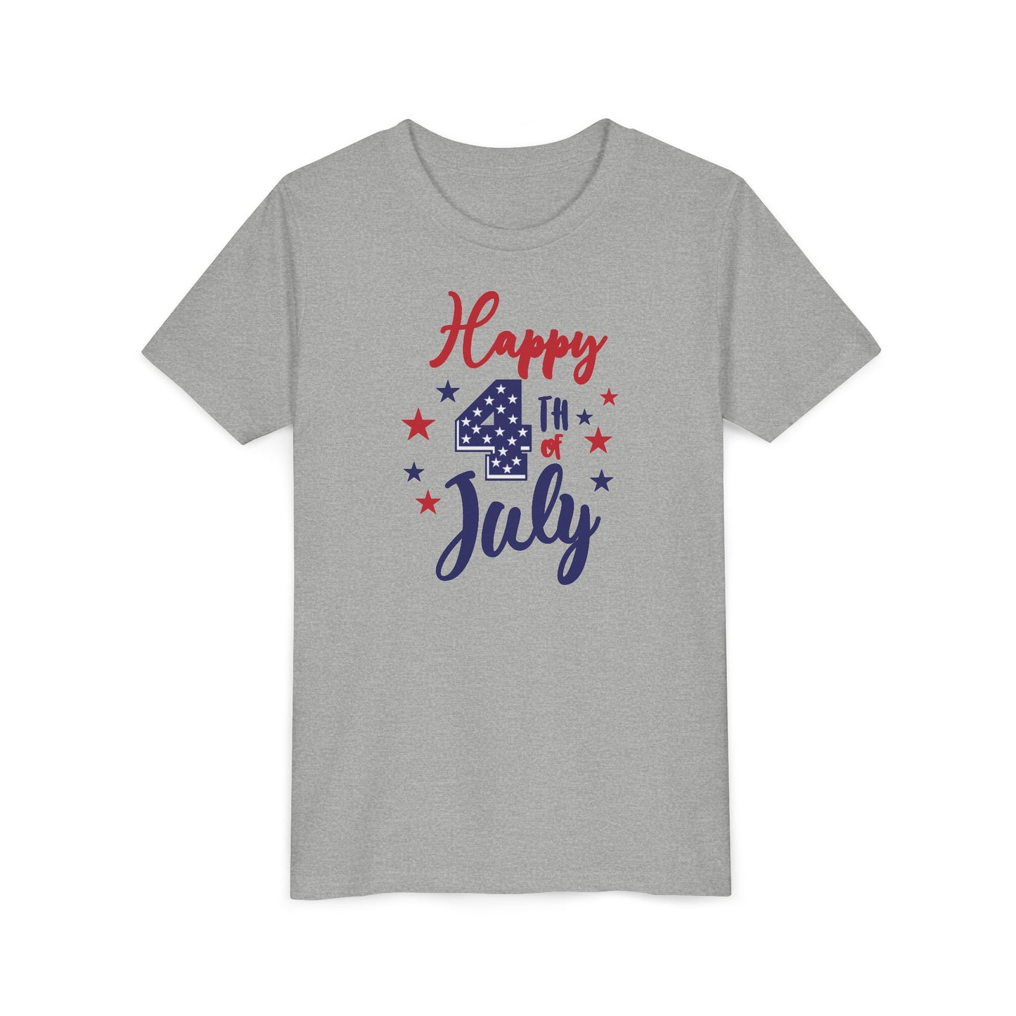 Happy 4th of July - Boys Youth Short Sleeve Tee