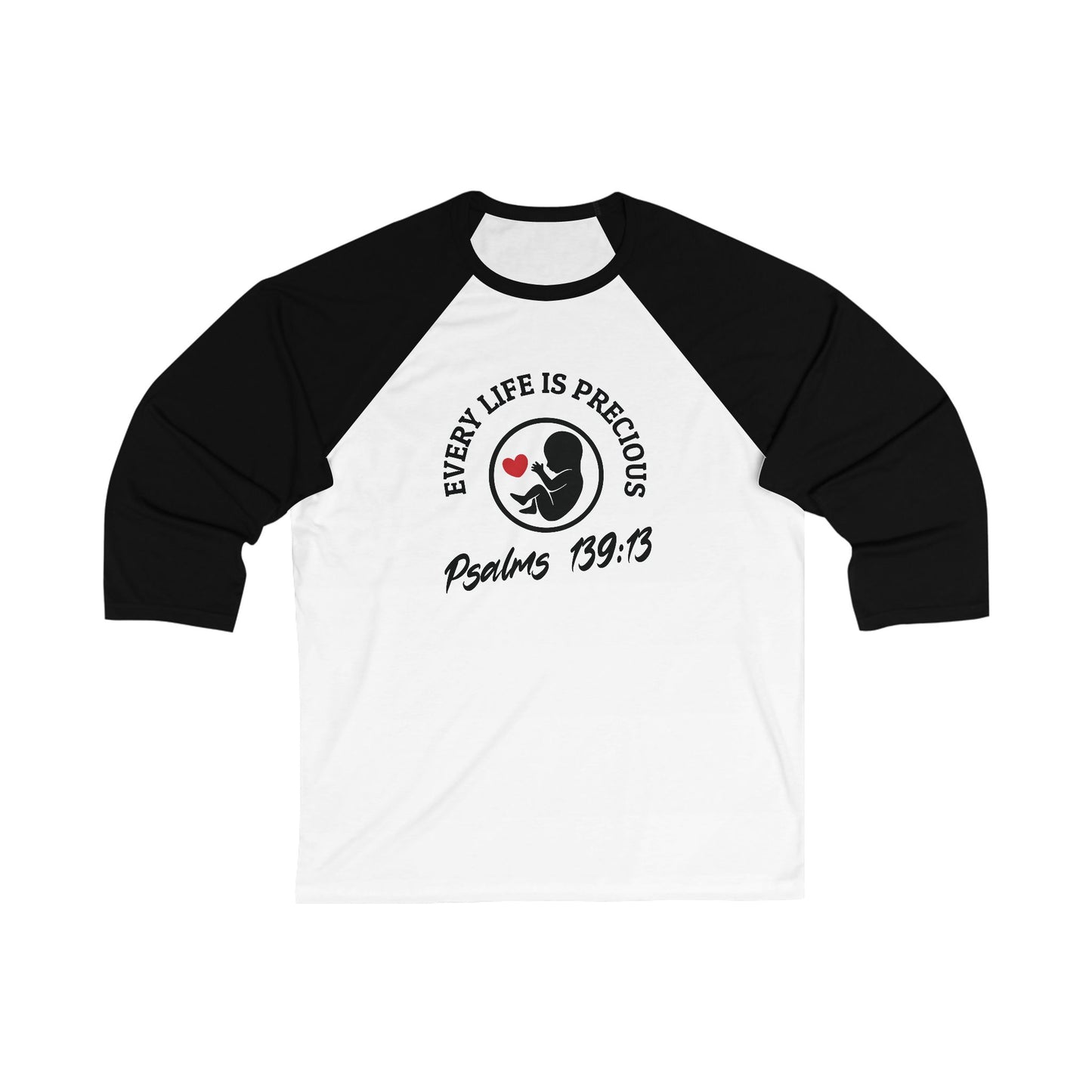 Pro Life - 3\4 Sleeve Baseball Tee