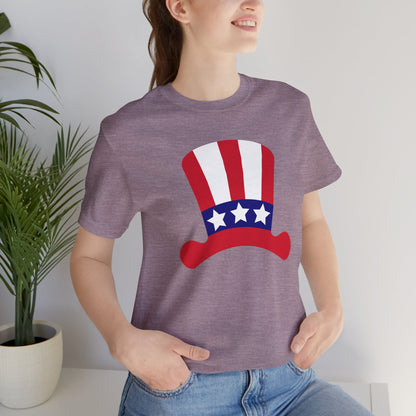 Patriotic Hat - Ladies Jersey Short Sleeve Tee