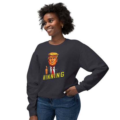 Trump Winning - Ladies Lightweight Crewneck Sweatshirt