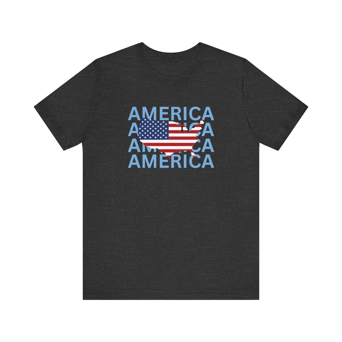 America USA - Ladies Jersey Short Sleeve Tee