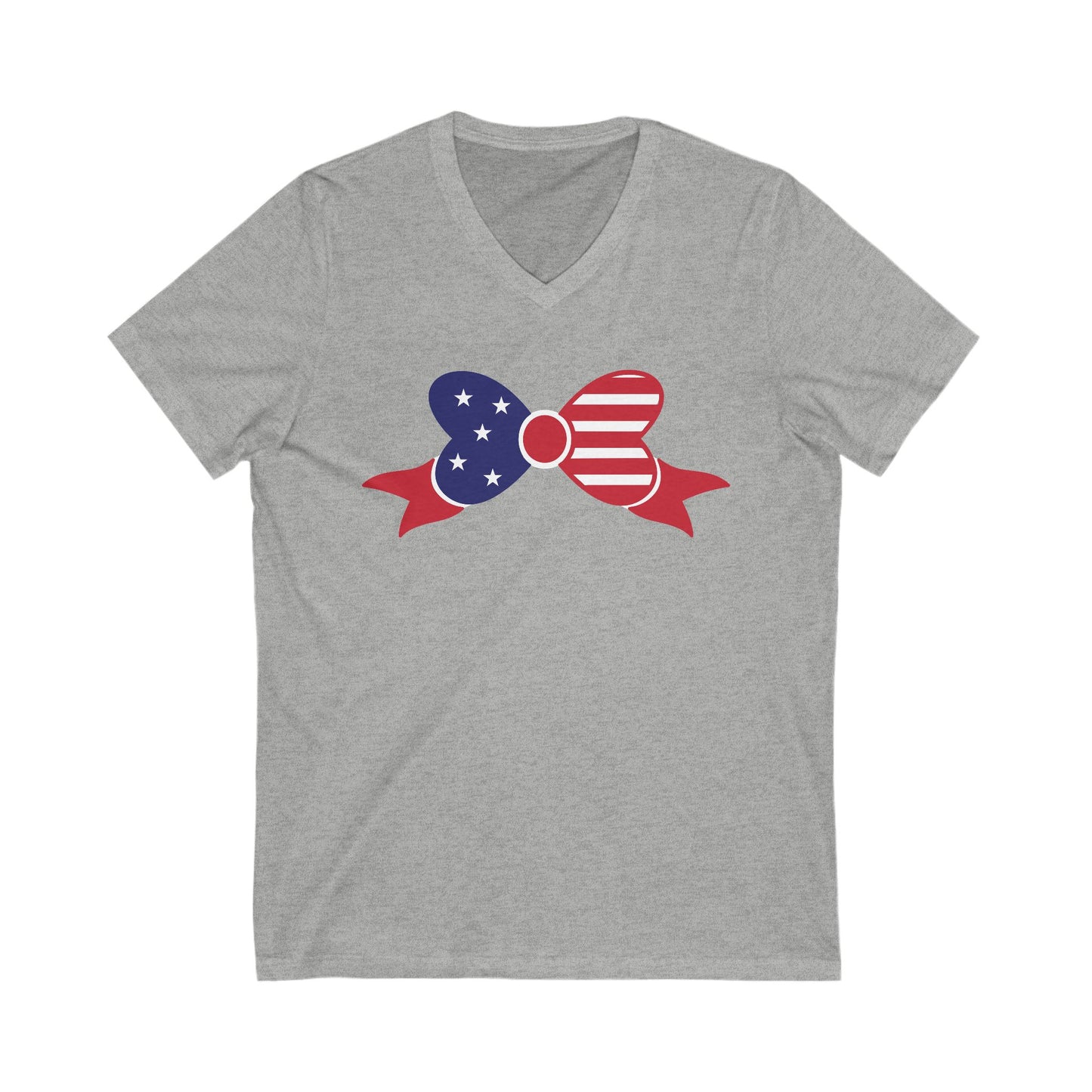 American Bow - Jersey Short Sleeve V-Neck Tee