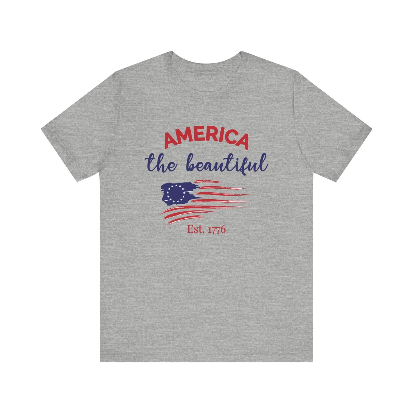 America The Beautiful - Ladies Jersey Short Sleeve Tee