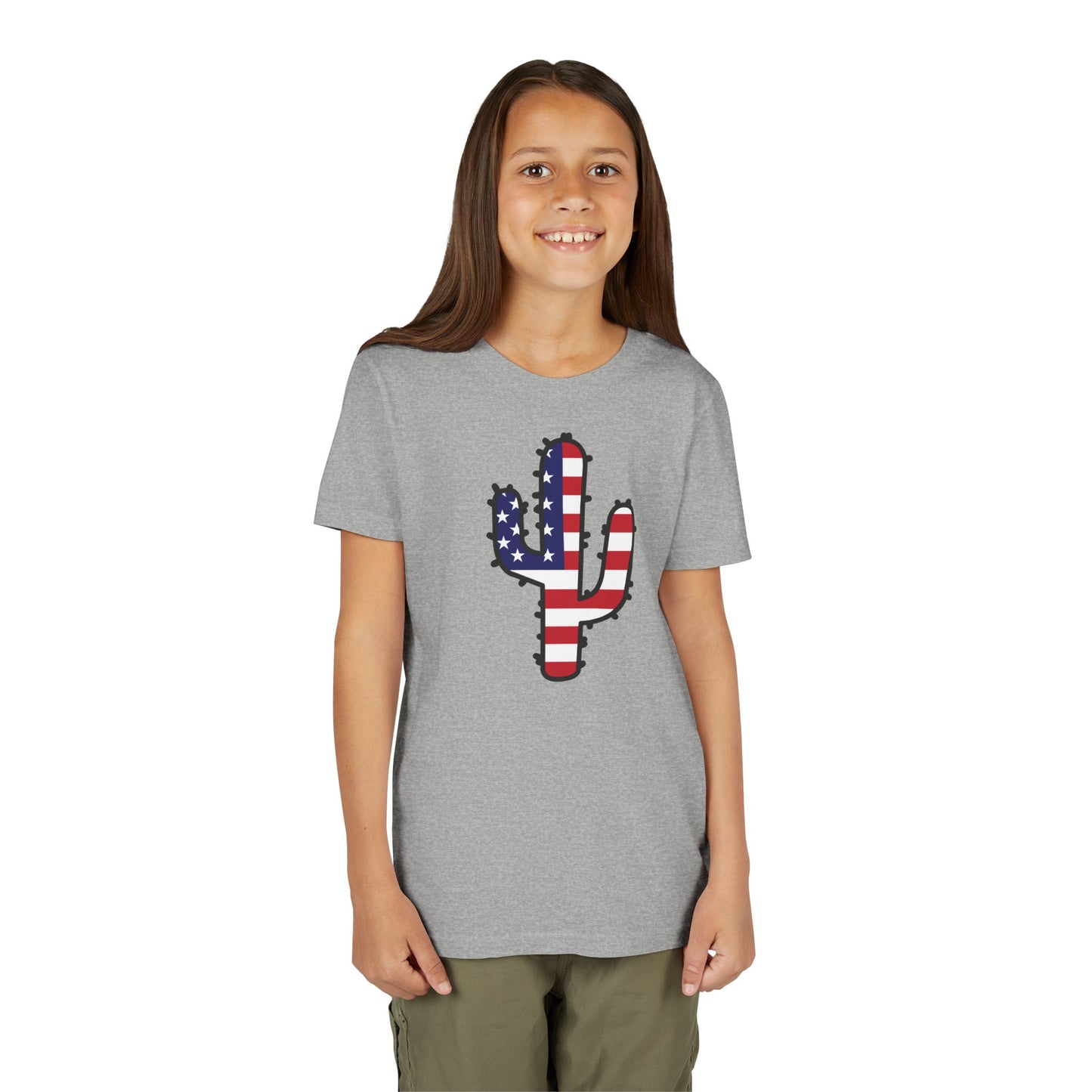 American Cactus - Girls Youth Short Sleeve Tee