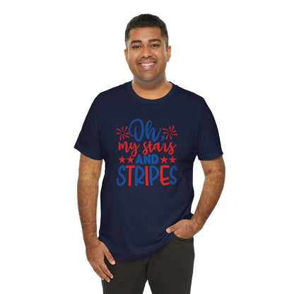 Oh My Stars And Stripes - Men's Jersey Short Sleeve Tee