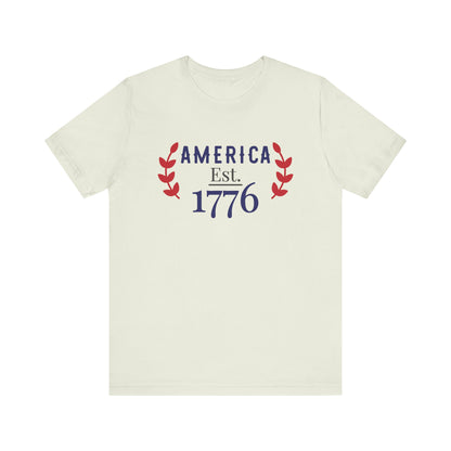 America Est. 1776 - Ladies Jersey Short Sleeve Tee