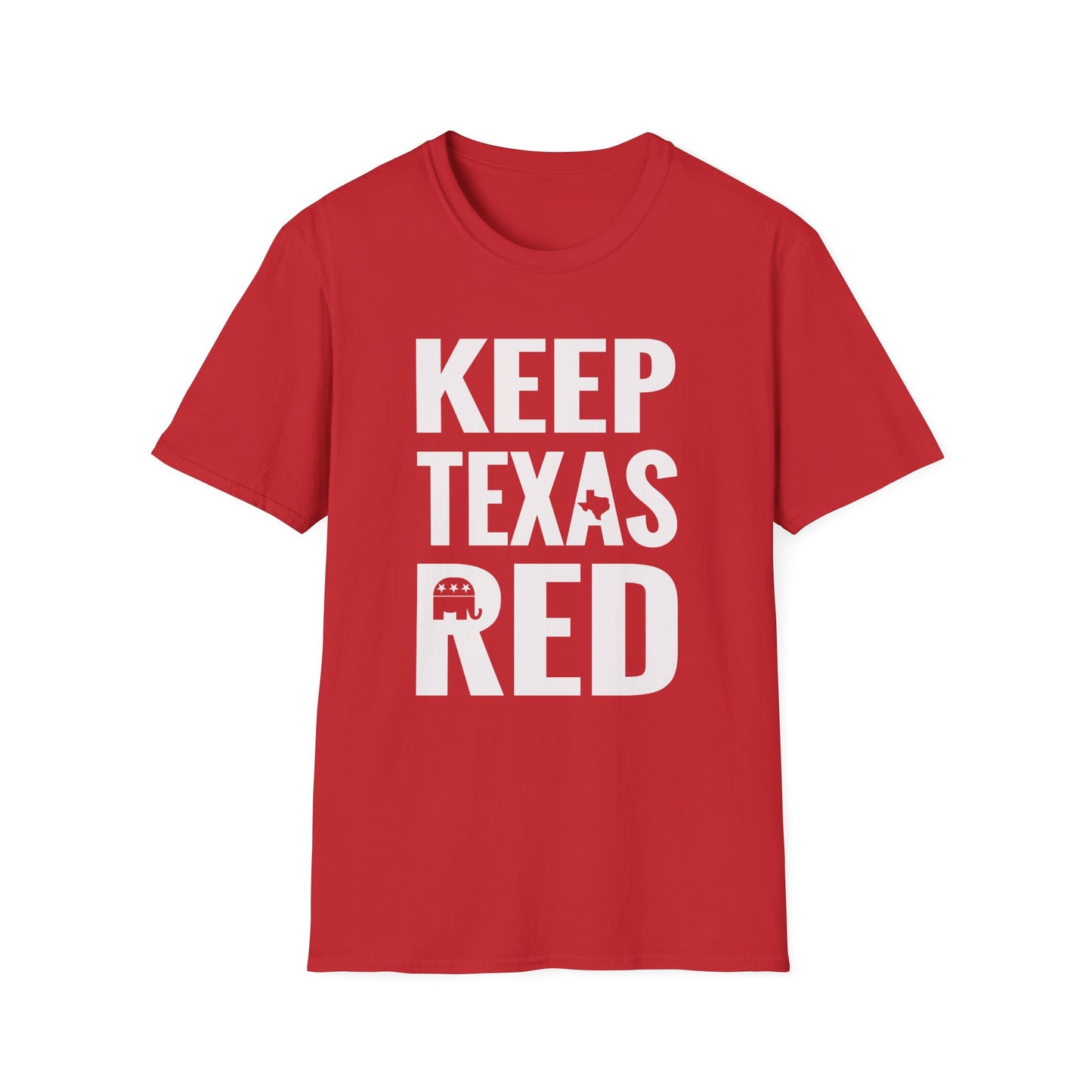 Keep Texas Red -  Men's Softstyle T-Shirt