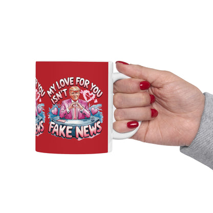 Trump Fake News - Ceramic Mug, (11oz, 15oz)