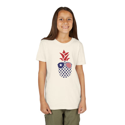 American Pineapple - Girls Youth Short Sleeve Tee