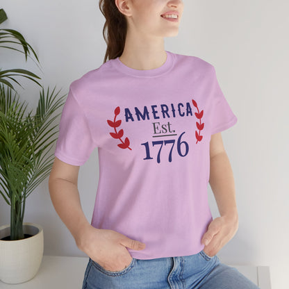 America Est. 1776 - Ladies Jersey Short Sleeve Tee