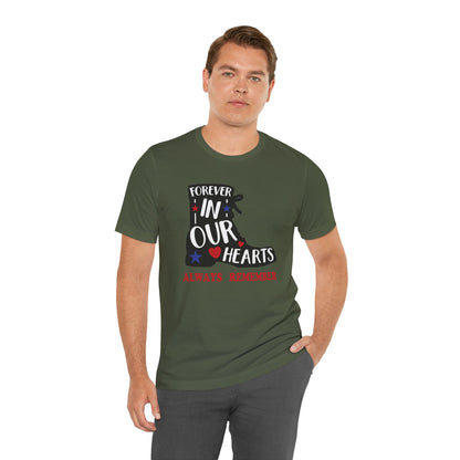 Forever In Our Hearts Boot - Men's Jersey Short Sleeve Tee