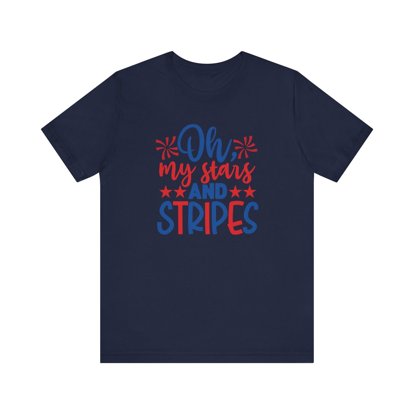 Oh My Stars And Stripes - Men's Jersey Short Sleeve Tee