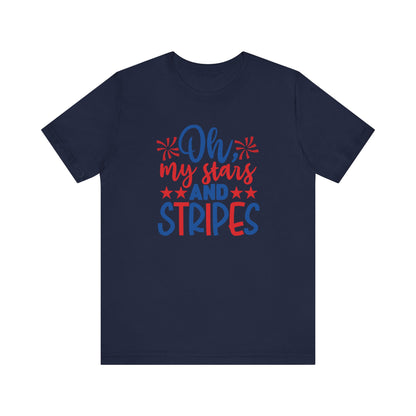 Oh My Stars And Stripes - Men's Jersey Short Sleeve Tee