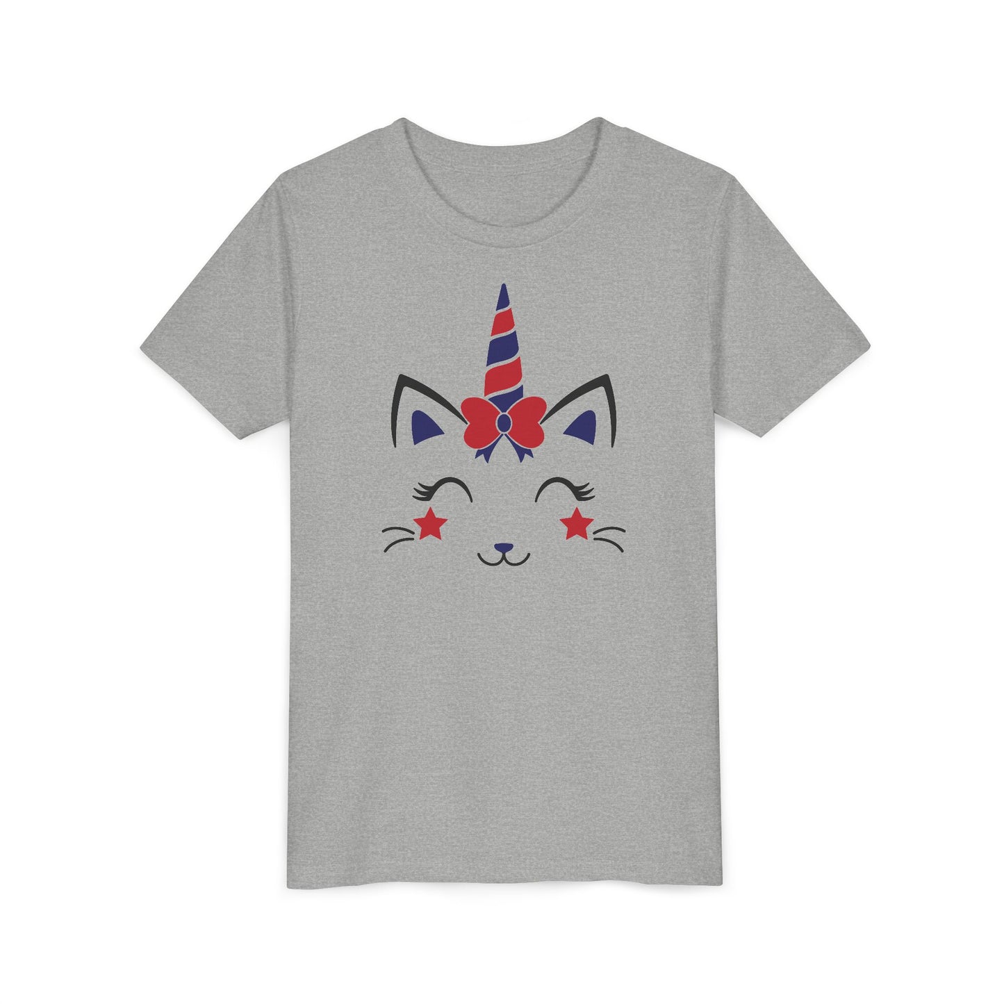 American Cat - Girls Youth Short Sleeve Tee