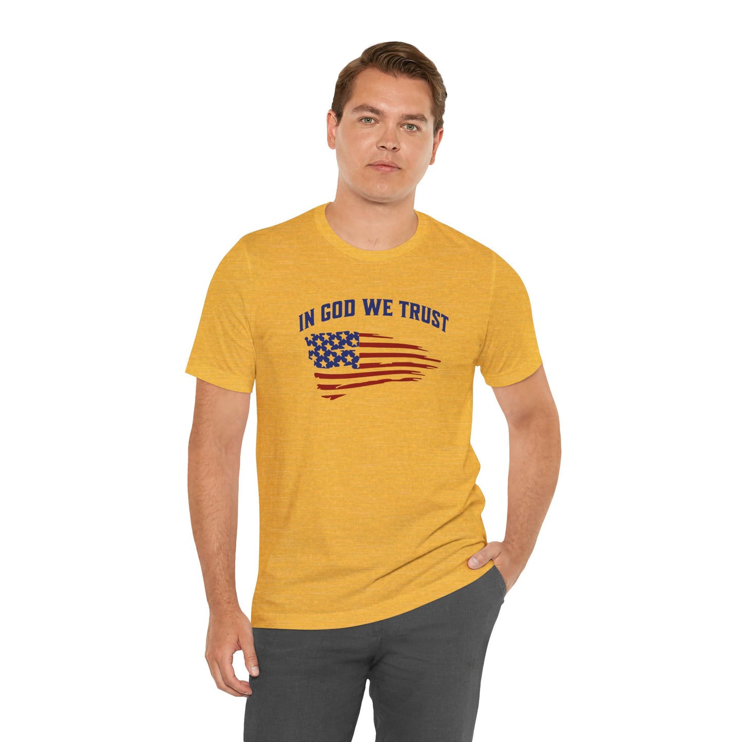 In God We Trust - Men's Jersey Short Sleeve Tee