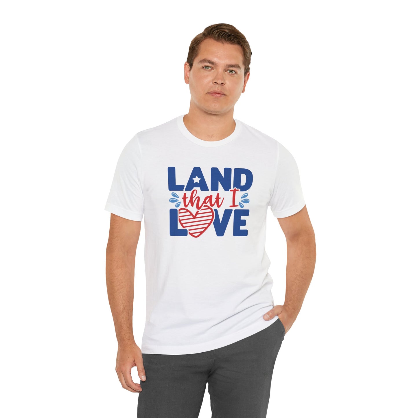 Land That I Love - Men's Jersey Short Sleeve Tee