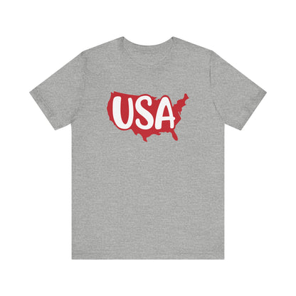 USA - Ladies Jersey Short Sleeve Tee