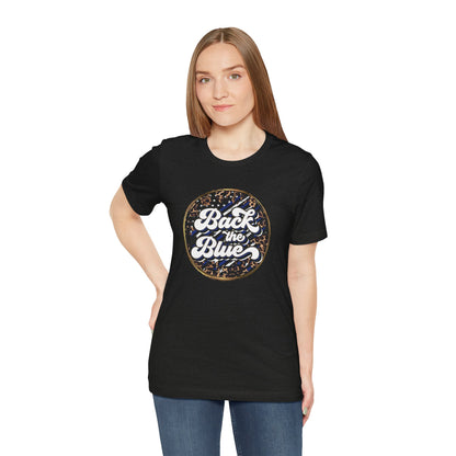 Back The Blue - Ladies Jersey Short Sleeve Tee