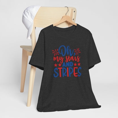 Oh My Stars And Stripes - Men's Jersey Short Sleeve Tee